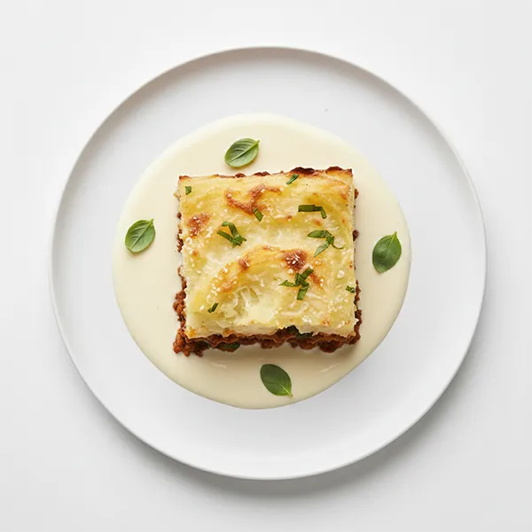 Basil Minced Chicken Pie with Creamy Potato Mash & Parmesan